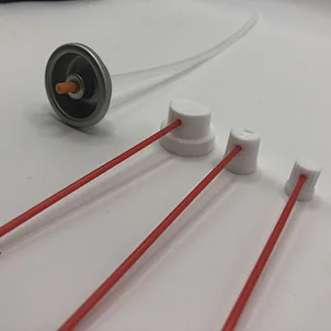 Carburetor cleaner can nozzle mechanism assembly